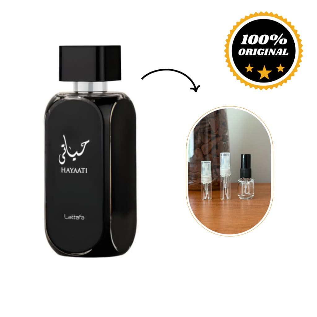 Perfume árabe HAYAATI, parfum masculino, original de qualidade e alta fixação.