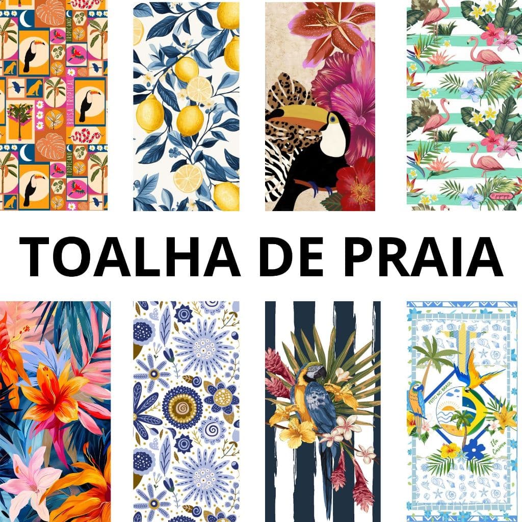 Toalha de Praia Estampas TROPICAIS VERÃO – TROPICANA FLORAL ABACAXI army Grande 70x140cm, Macia e Absorvente