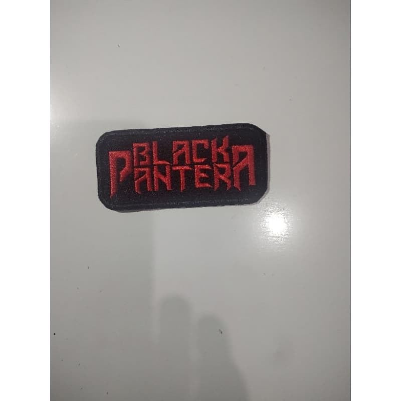 PATCH BORDADO TERMOCOLANTE-BANDA-ROCK-METAL-BLACK PANTERA