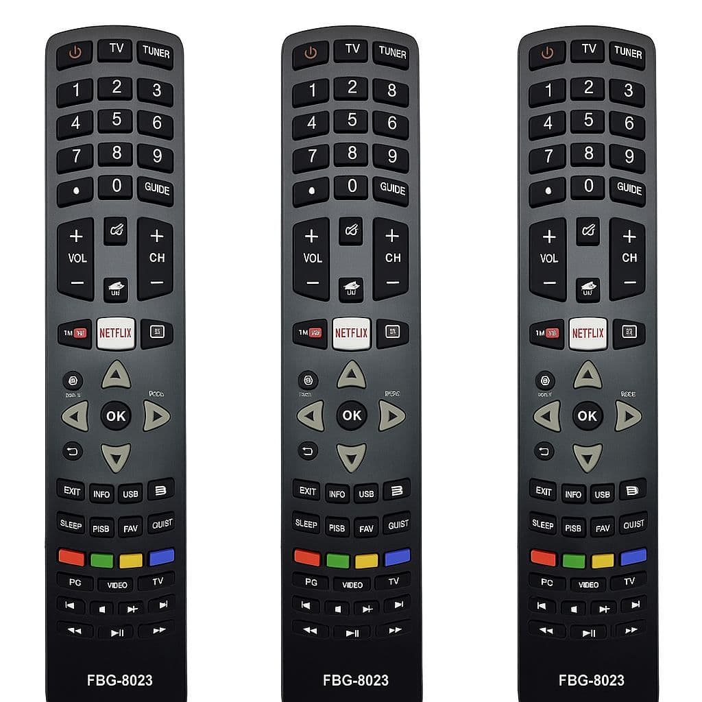 Controle Remoto compativel Smart TV Semp Toshiba FBG-8023 Compativel Pronto para Uso Botao Netflix Sem Pilhas