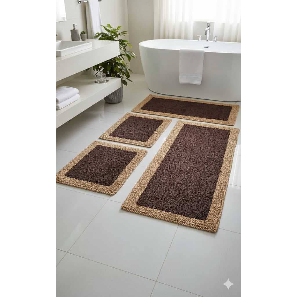 Tapete Frufru Kit 3 peças Para Cozinha Sala Quarto Ótimos Tamanhos e Material Resistente