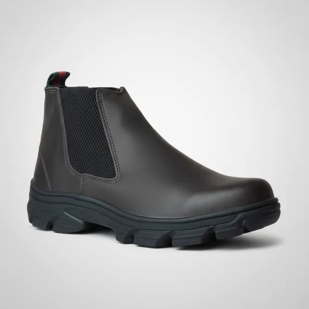 Botina Bota Coturno  Masculino Feminino Casual e Trabalho  Em Couro Legitimo
