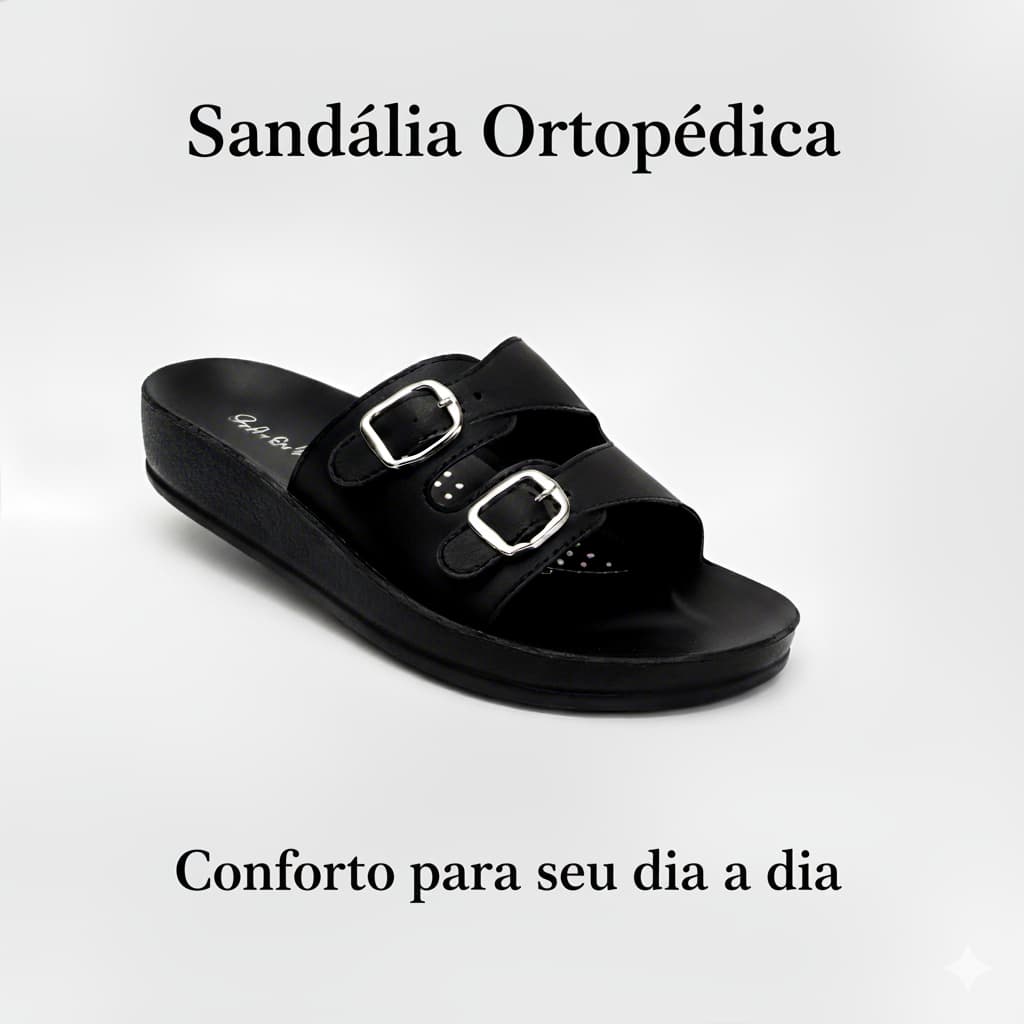 Sandália Ortopédica Feminina • Alívio para Dor no Pé | Oferta Relâmpago com Frete Grátis!