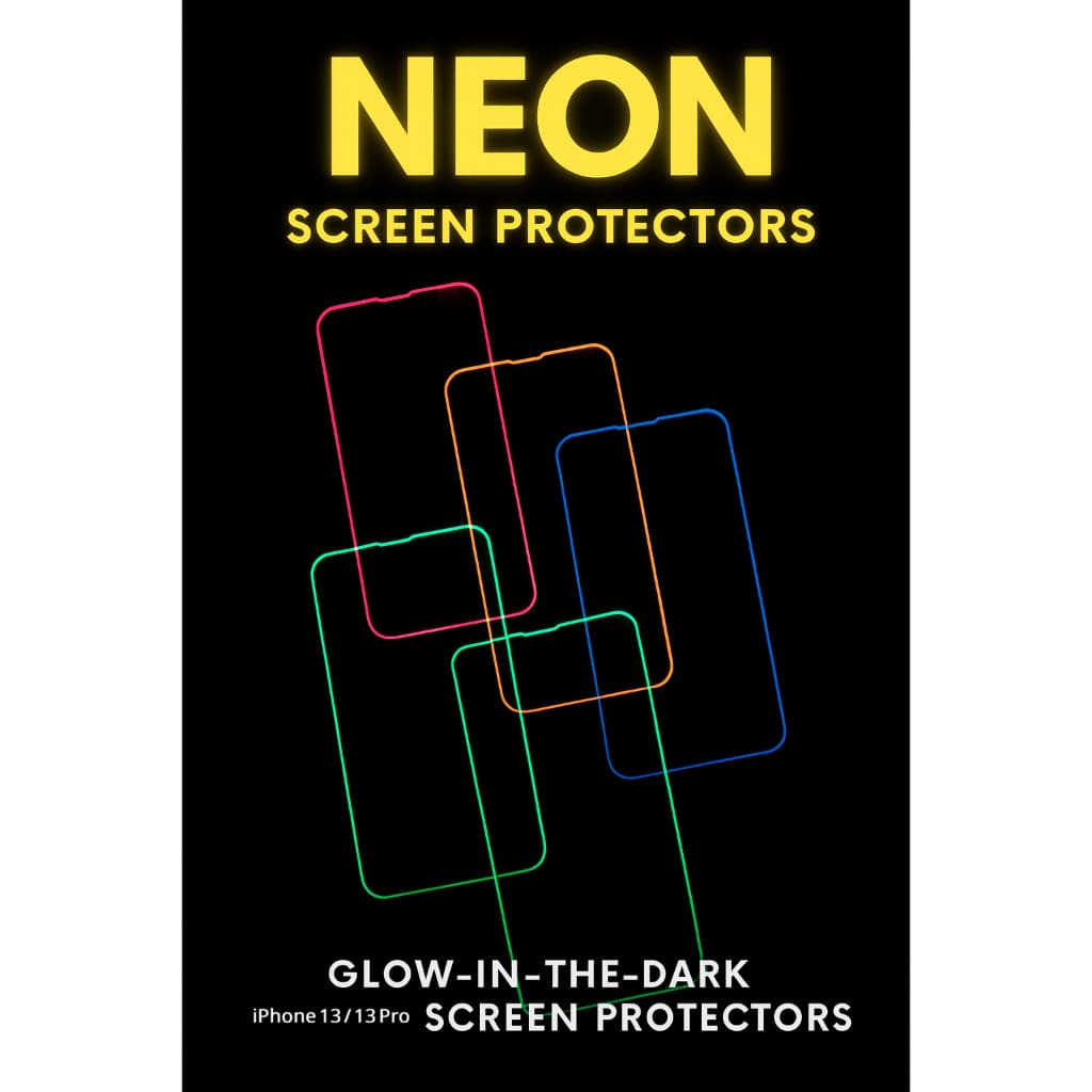 iPhone 13 / 13 Pro Película Vidro 3D NEON com Borda