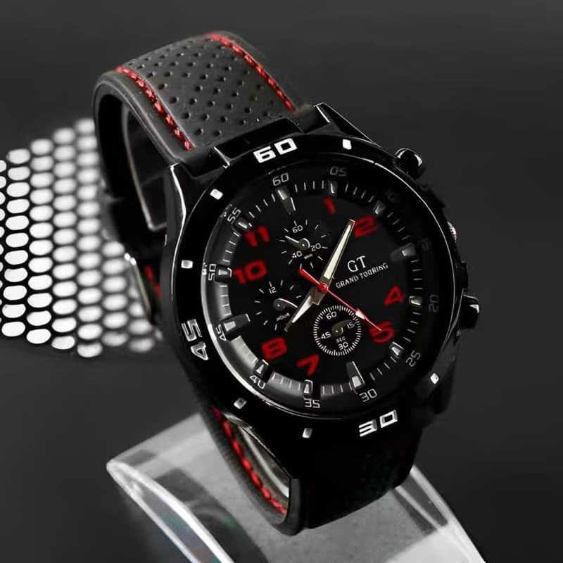 Relógio Esportivo Masculino da Moda Resistente À Água, Digital, Pulseira De Silicone Estiloso
