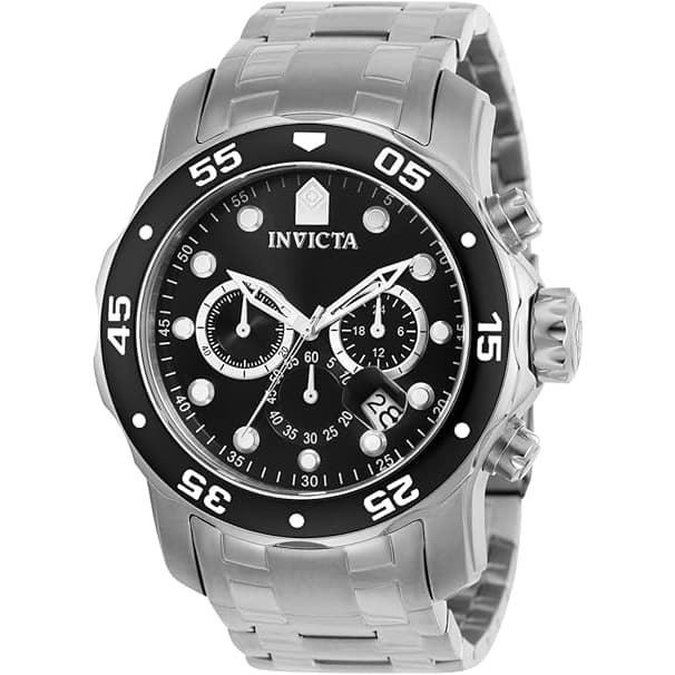 Relógio Invicta Masculino Cronógrafo Pro Diver Collection Prata