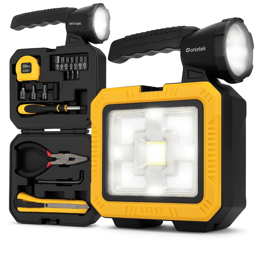 Lanterna Solar Led Recarregável Portátil Com Ferramentas Comp Camping Emergência Carro Casa Pesca