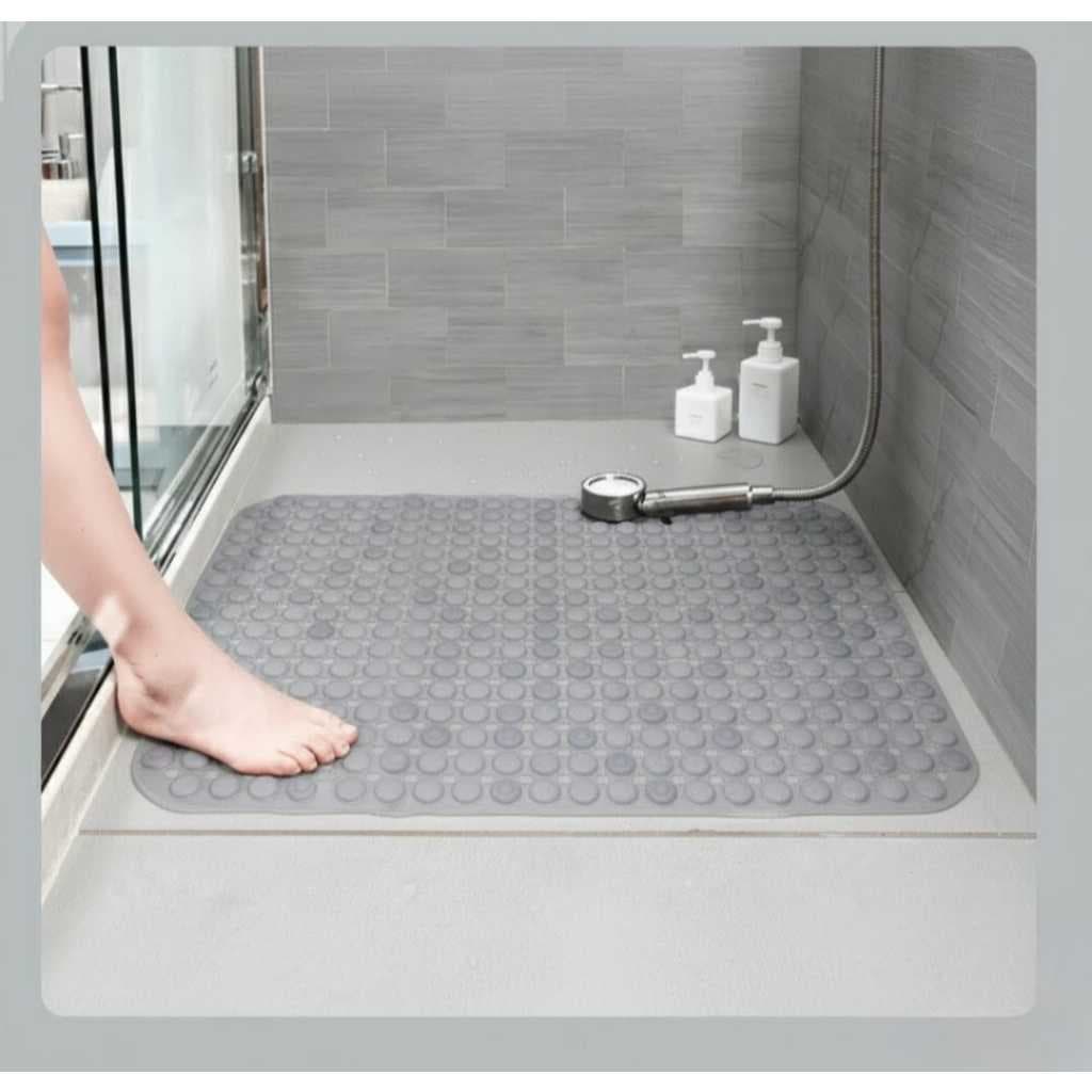 Tapete Box Banheiro Retangular Antiderrapante Transparente Com Ventosas