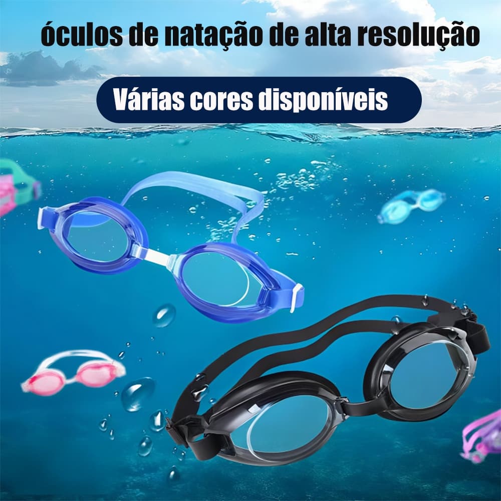 Óculos De Natação Infantis o-À Prova D'água , Antiembaçante E HD Para Meninos Meninas