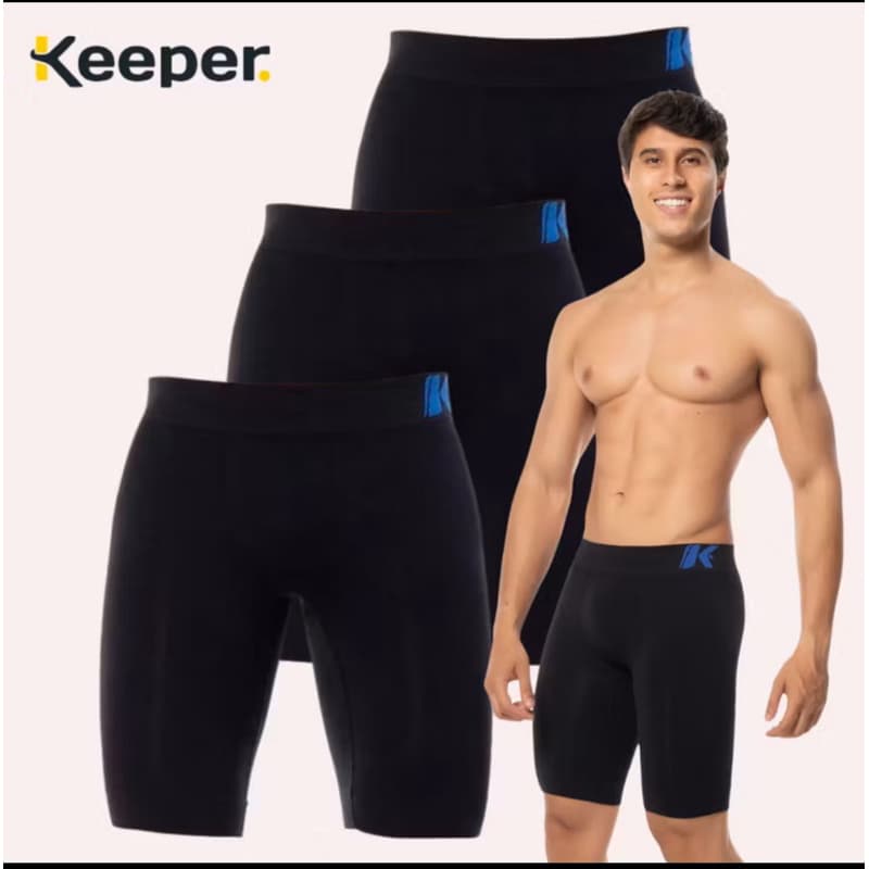 Kit/3 Bermuda Térmica Compressão Keeper