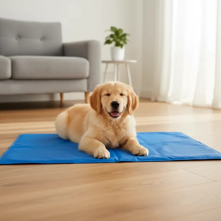 Tapete Gelado Colchonete Termico Cama Para Cachorro Pets Cães Gatos 90x50cm