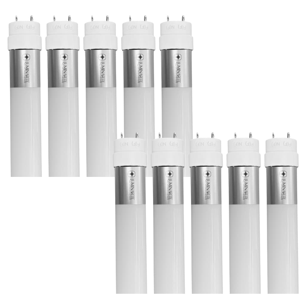 Kit 100 Lâmpadas Led Tubular T8 120 cm Bivolt 18w 6500k Branco Frio(LUZ BRANCA) G13 Vidro