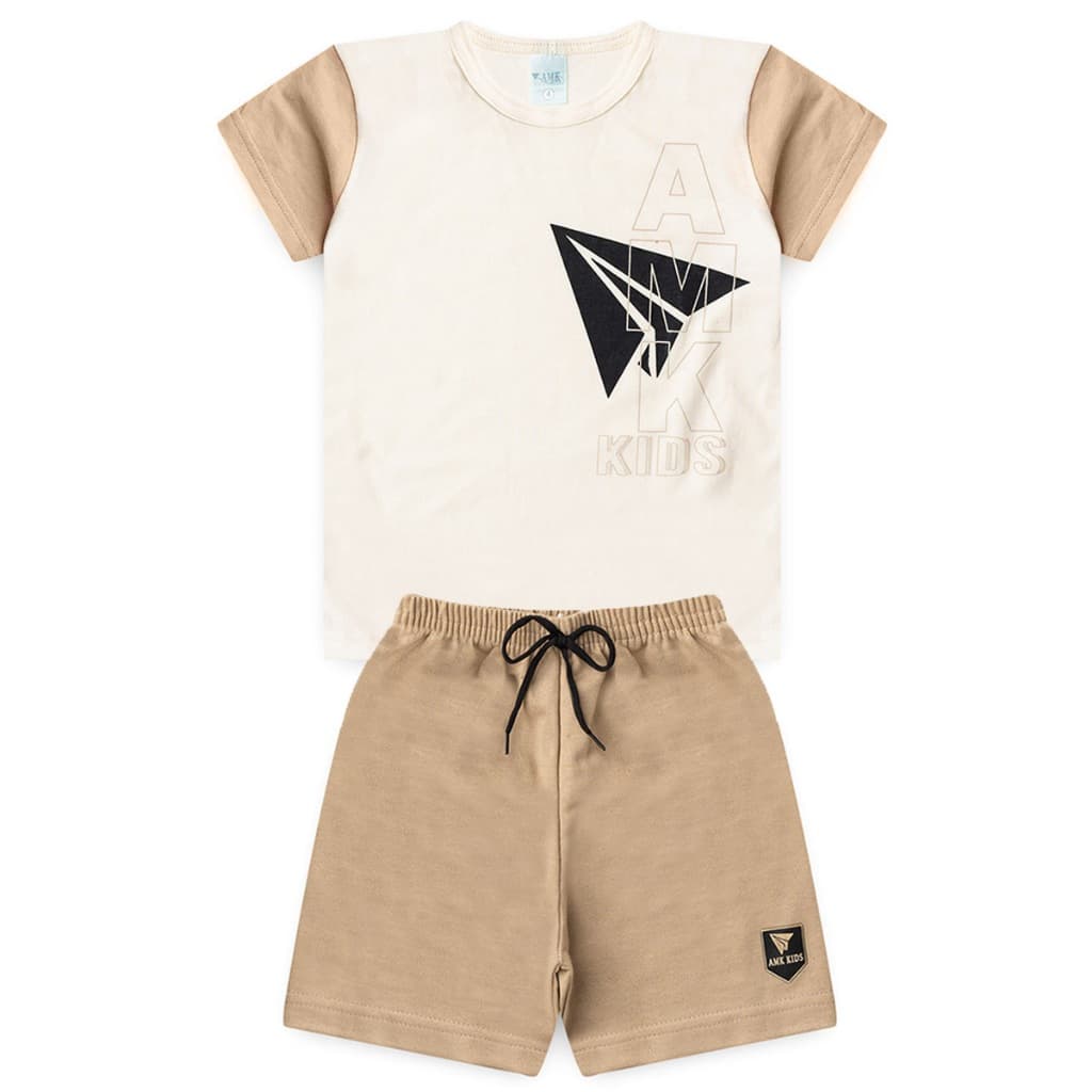 Conjunto Infantil Masculino Menino Camiseta e Bermuda l72