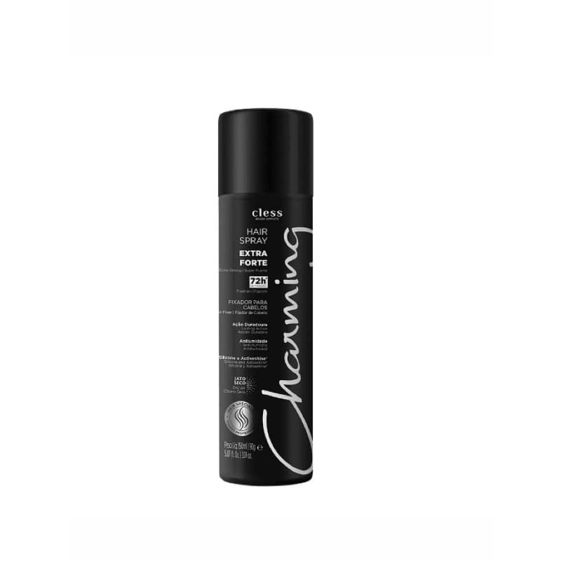 Laque Fixador De Cabelo  utilizado para aplicação de laces Cless Charming Spray 400ml