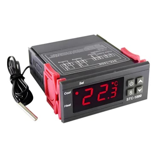 TERMOSTATO DIGITAL STC 1000 110/220v AQUECEDOR REFRIGERADOR