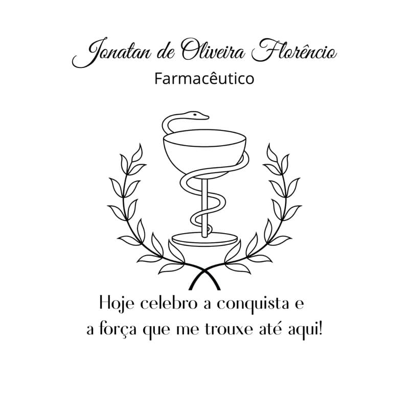 Luminária Personalizada Curso Farmácia/Led/Farmacêutico/Graduação/Presente Criativo/Luz