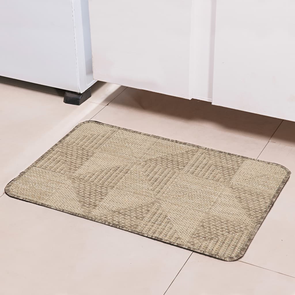Tapete Flex Antiderrapante Bege Cozinha 45x65 cm
