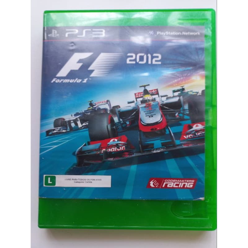 F1 2012 jogo para PlayStation 3 PS3