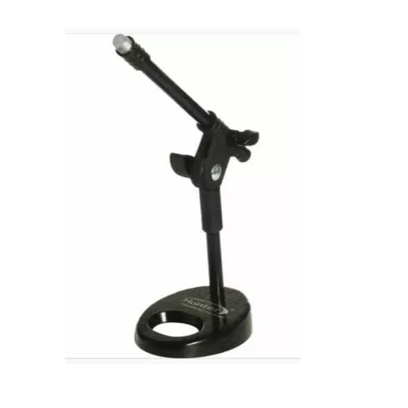 Pedestal De Microfone De Mesa - Base Ferro - Hunter Tph 56 Preto