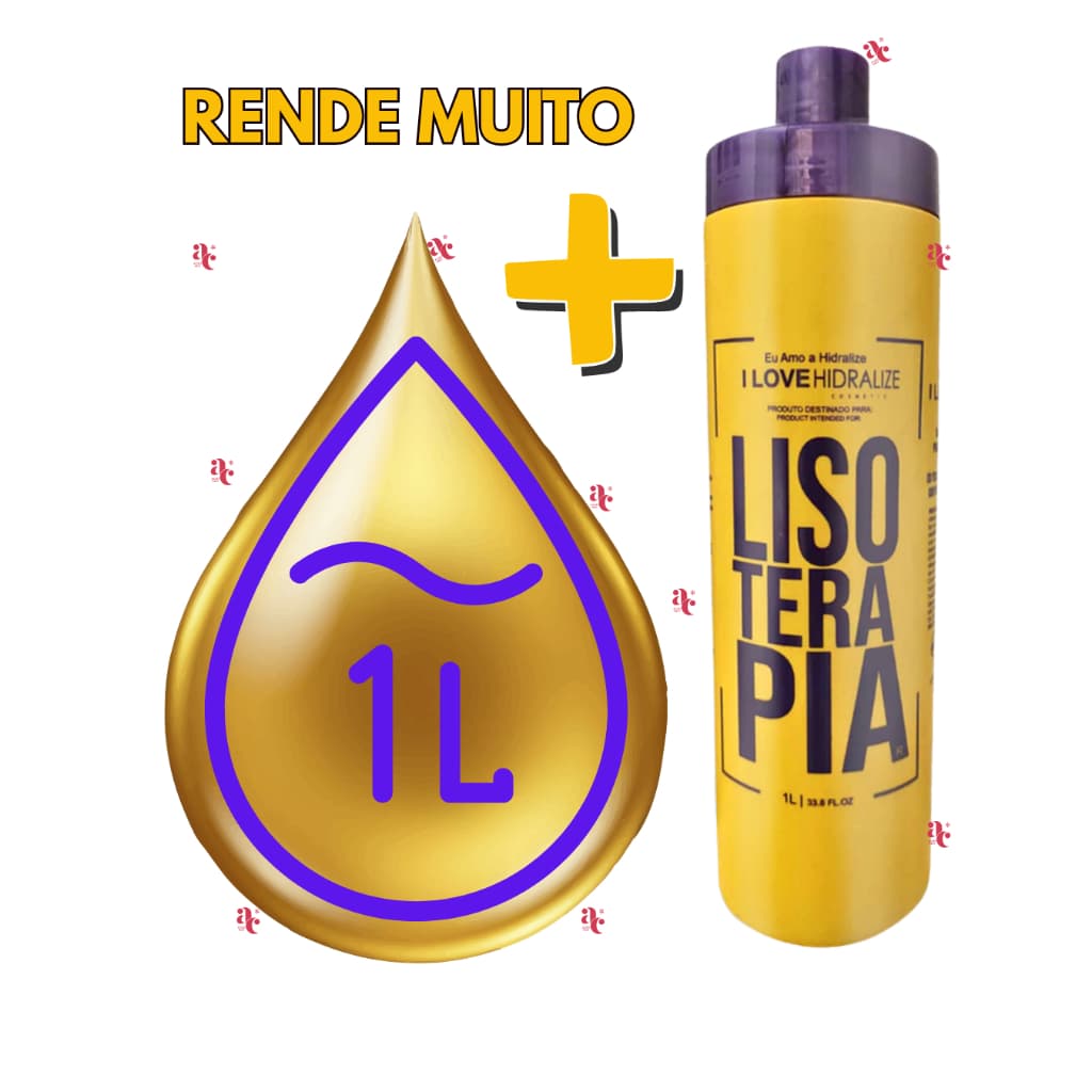 PROGRESSIVA SEM FORMOL ORGÂNICA LISOTERAPIA ORIGINAL 1 LITRO - HIDRALISE LISO EXTREMO