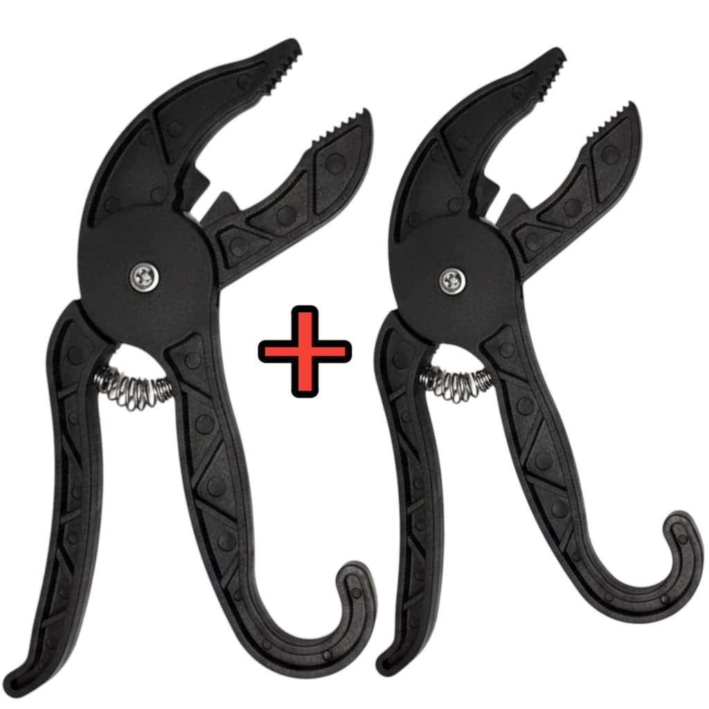 Kit 2 Alicate Pega Peixe Pesca Pescaria Preto Pesqueiro Pesque Pague Alicate de Contenção