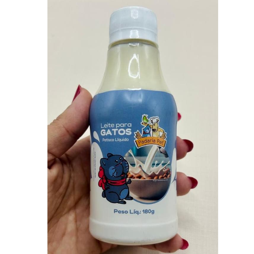 Leite Zero Lactose Para Gatos Petisco Gatos Adultos Pet 180ml