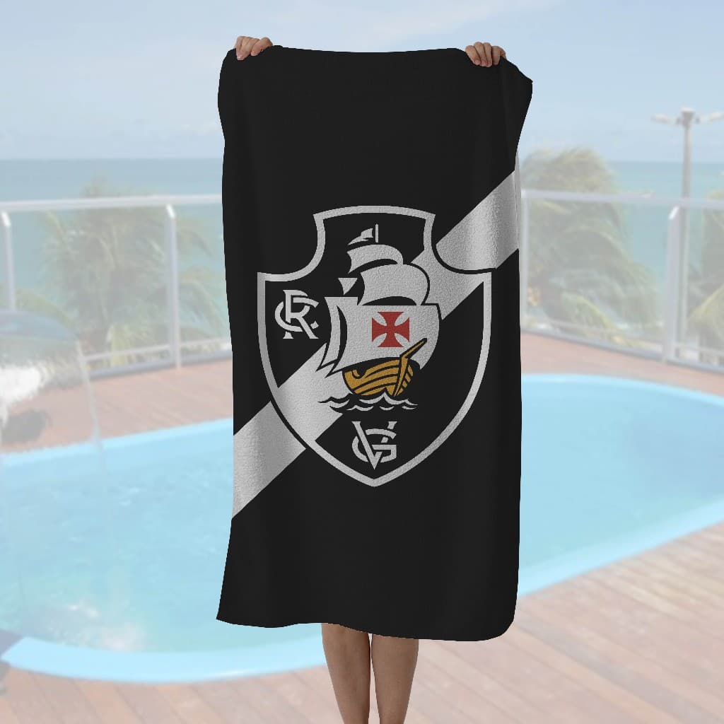 Toalha do Vasco  - Praia ou Piscina - 140x70cm - Várias Estampas