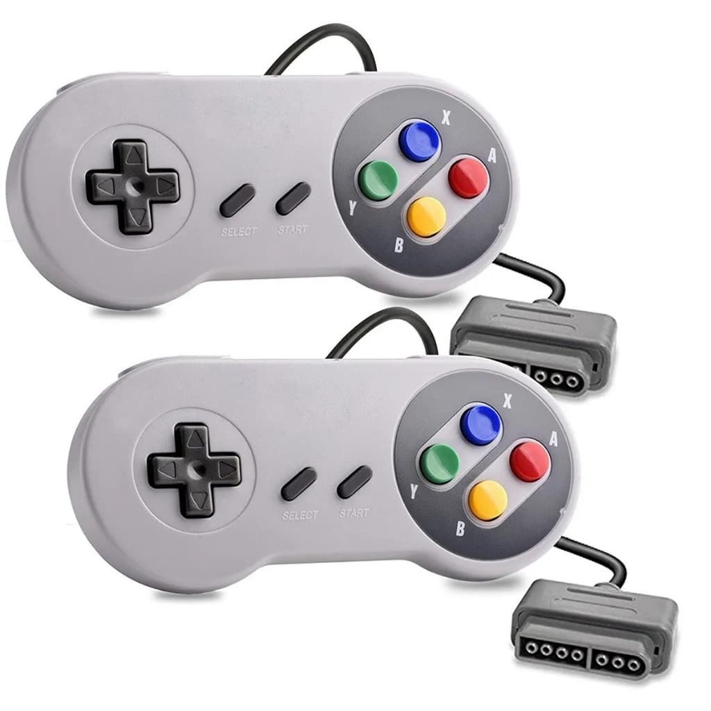 Kit 2 Controles Super Nintendo SNES Joystick