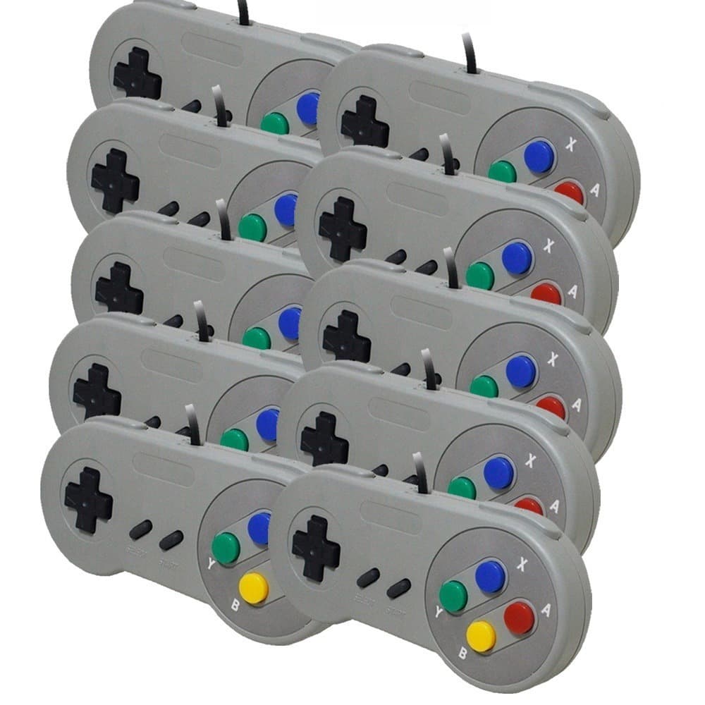 Kit 10 Controles Super Nintendo SNES Joystick