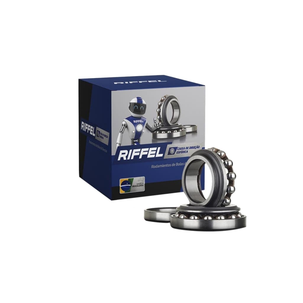 Caixa Direção Esferica Riffel Nxr 125 150 160 Bros Xlr 125 Xr 200 Nx 400 Xr 250 Nx 200 150 Xre300190
