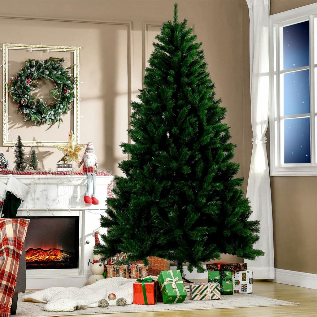 Árvore De Natal 2,10m 1300 Ramos Pinheiro Premium Verde Vivo Luxo