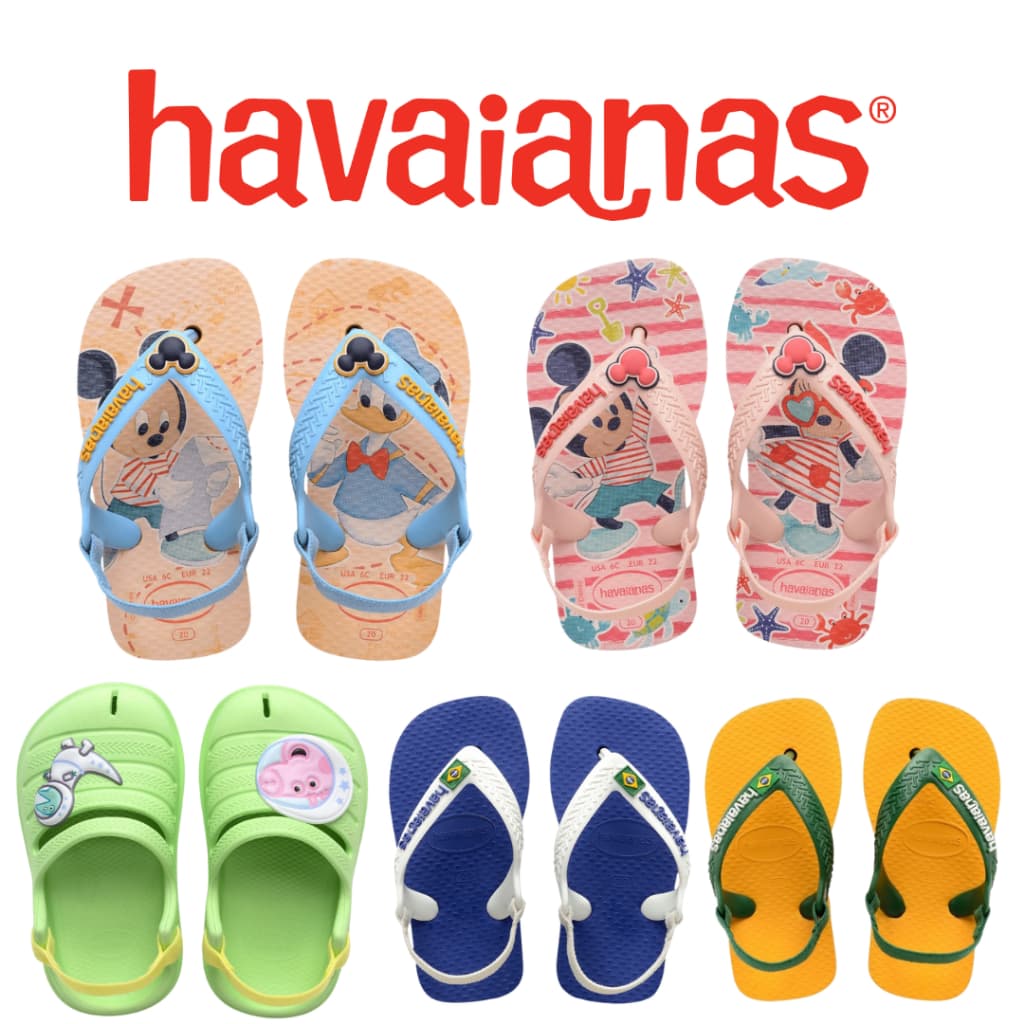 Chinelo Havaianas Disney Baby Unissex com Elástico Original
