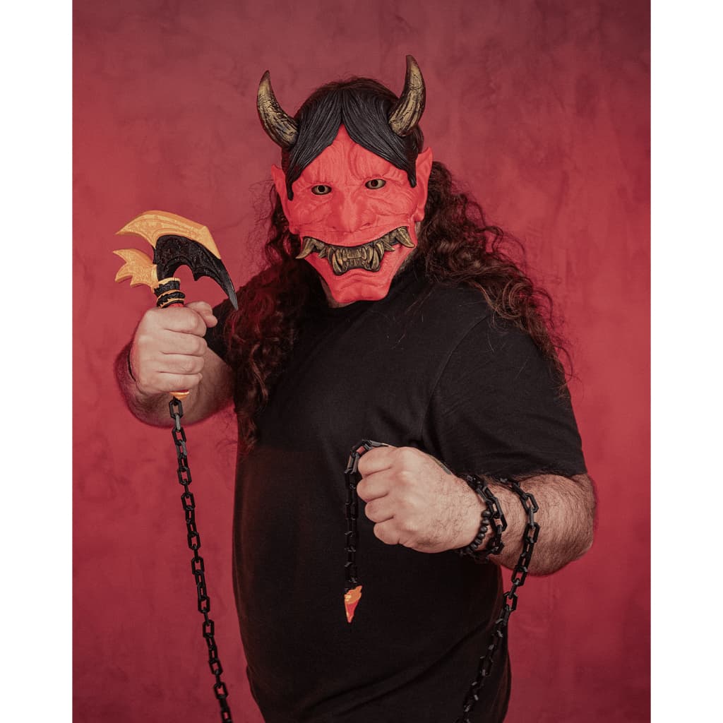 Máscara Hannya Japonesa – Impressão 3D Decorativa / Cosplay – Inspirada na Cultura Oni – STLFlix
