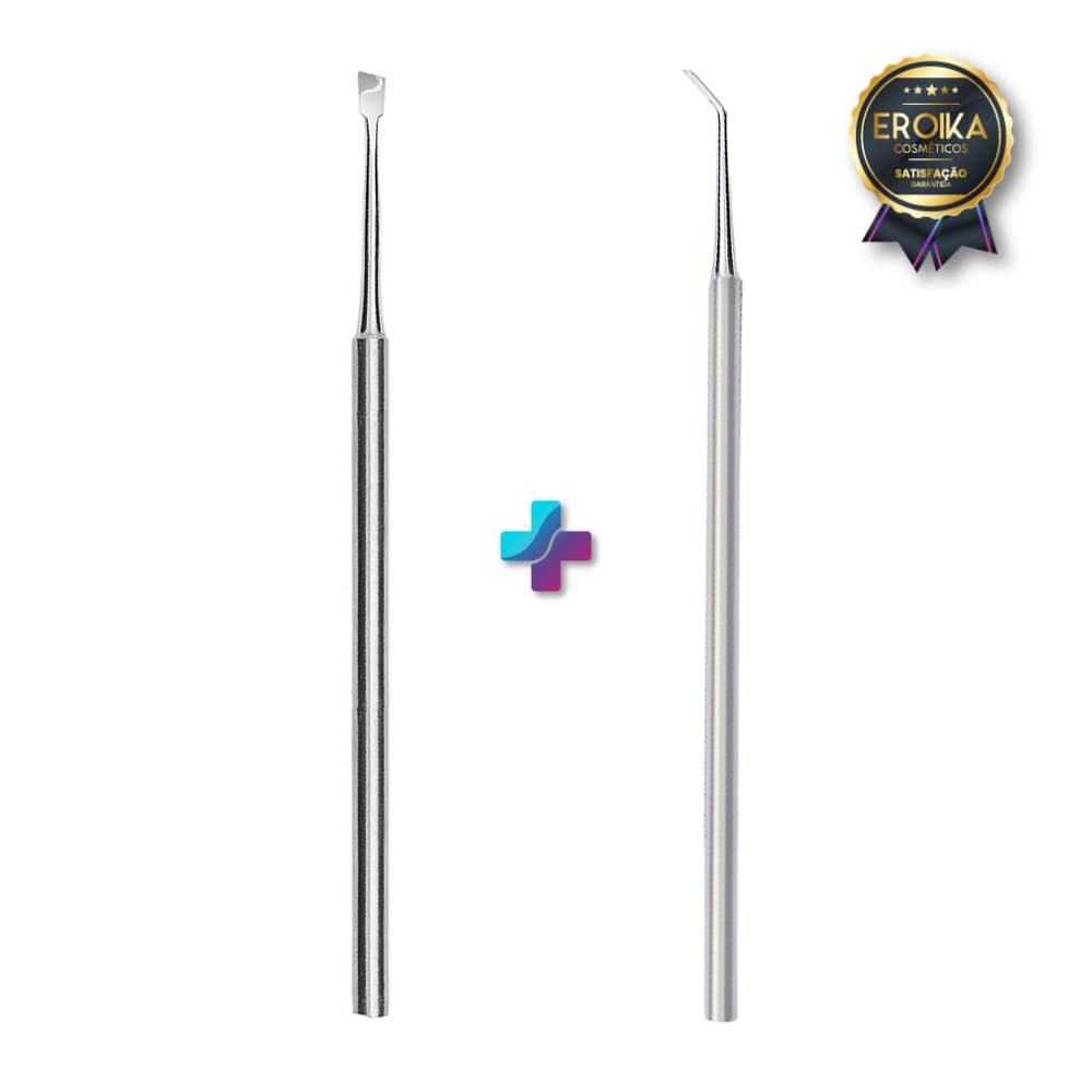 Kit Desencravador Raspador Aço Inox Profissional Kit Cutelaria Podologia Manicure Pedicure