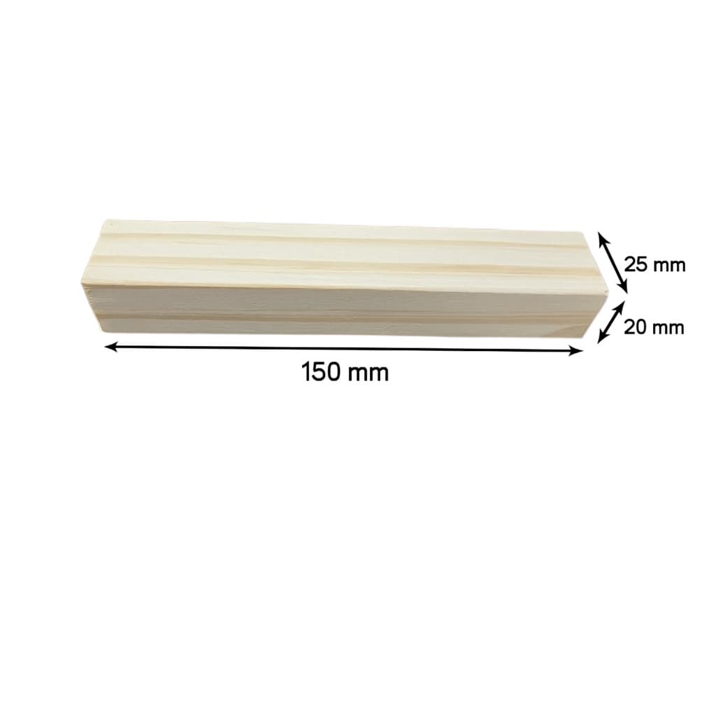 Kit 10 Puxadores Madeira Pinus 150mm + 2 Grátis | Pré-Furo | Instalação Fácil