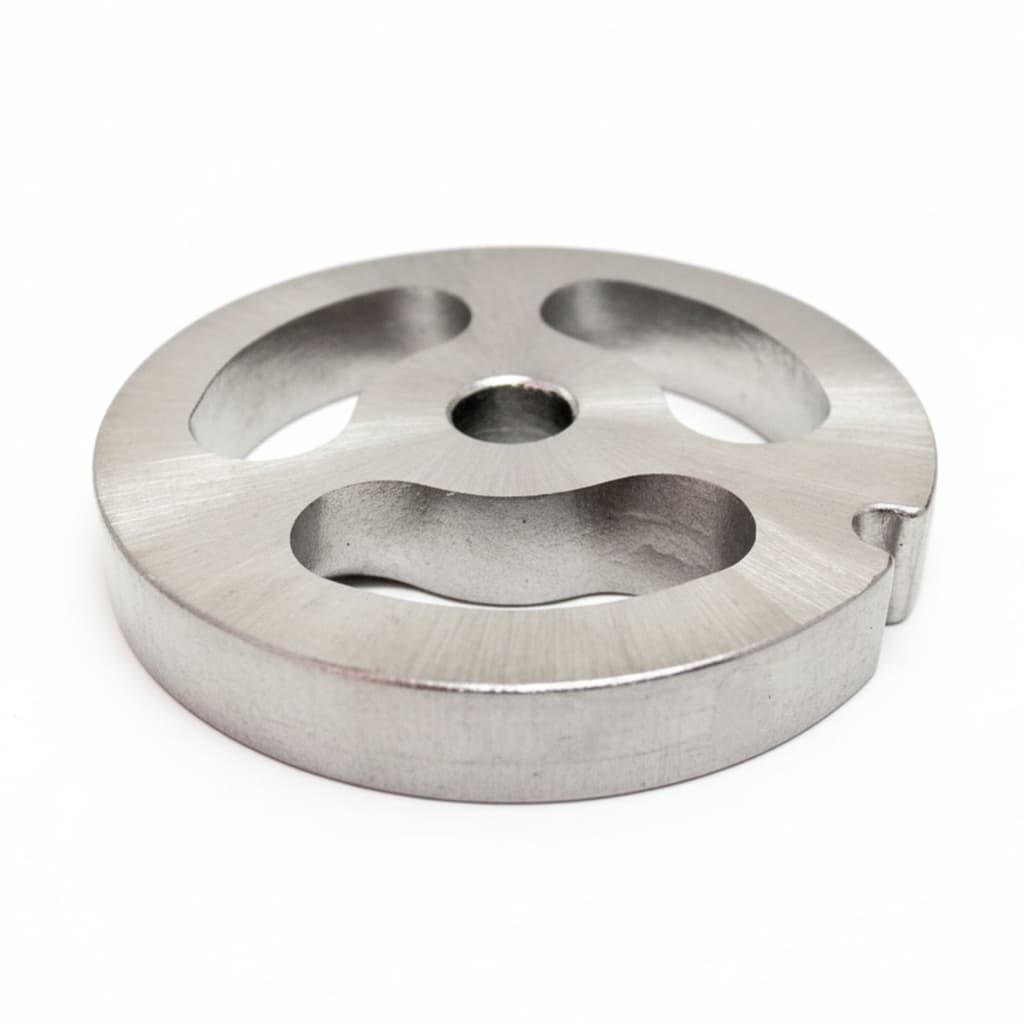 Disco Rim Moedor de Carne Boca 8 Máquina Moer Carne Linguiça Manual Elétrico RIC