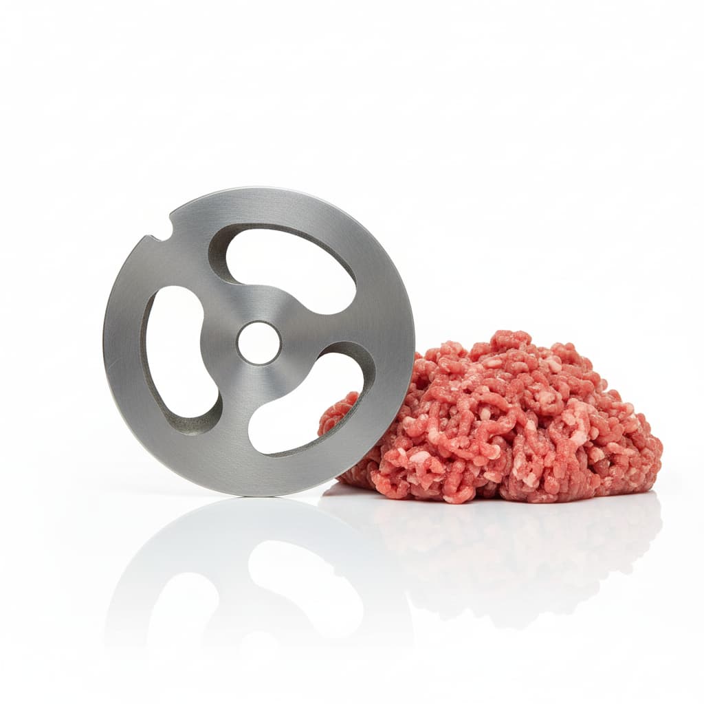 Disco Rim Moedor de Carne Boca 10 Máquina Moer Carne Linguiça Manual Elétrico RIC