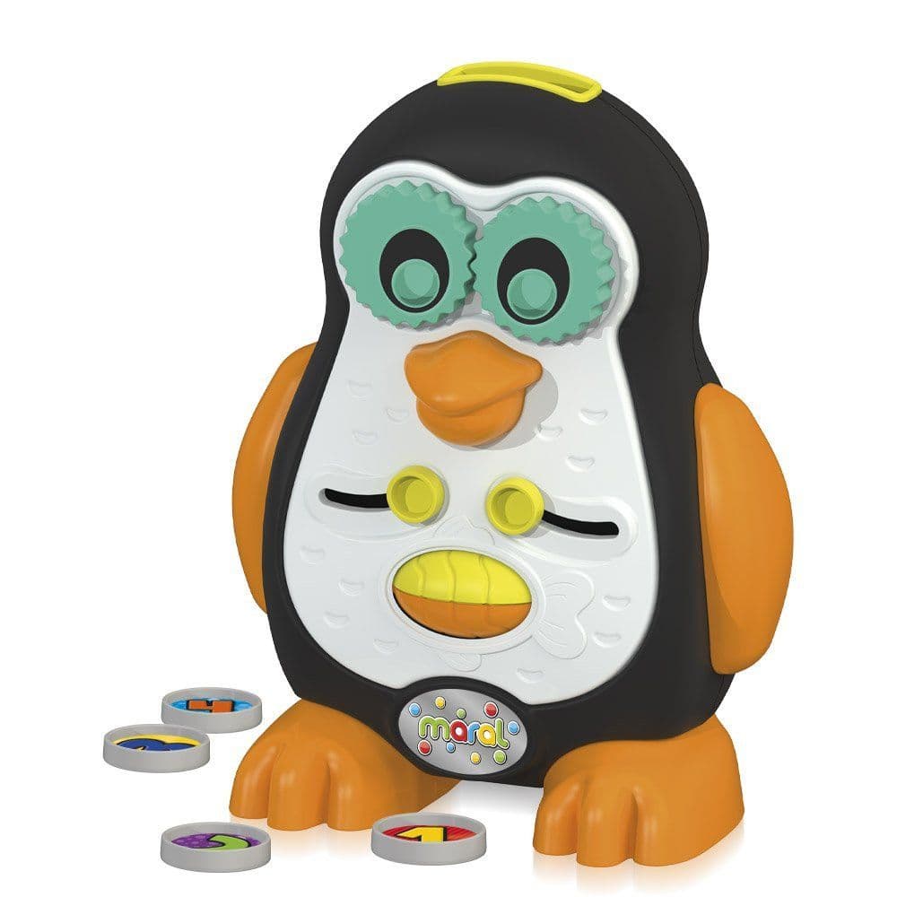 Brinquedo Educativo Pinguim Didático Infantil Encaixe Som Luz Interativo Bebê