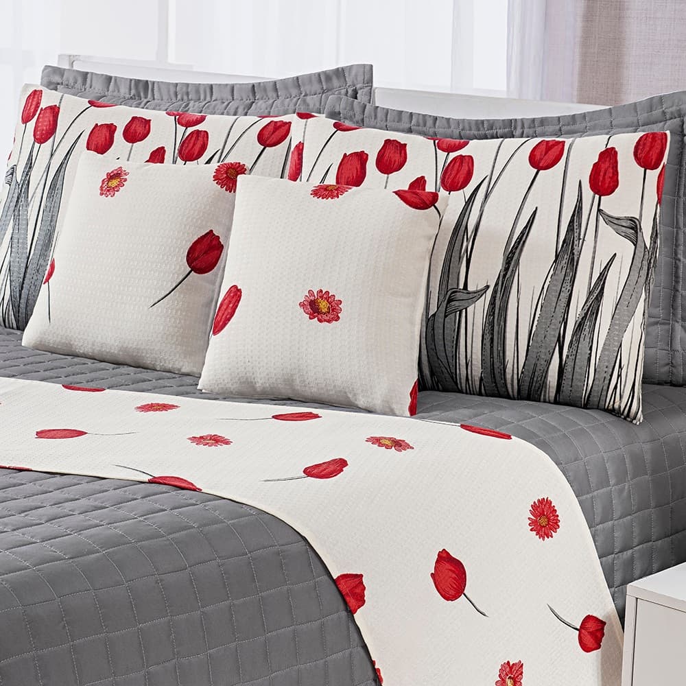 Peseira e Capas de Almofada 2 Peças No Tecido Piquet 100% Poliester ( NAO ACOMPALHA O Enchimento) Para Cama Solteiro