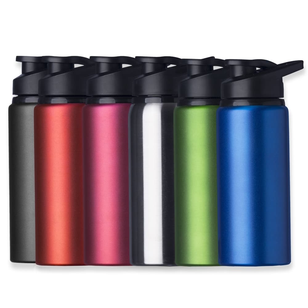 Kit 90 Squeeze Alumínio 600ml Personalizada Com Seu Nome/ Logo Academia Escola
