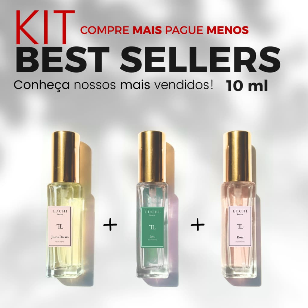 KIT BEST SELLERS 10ML (Alta fixação)