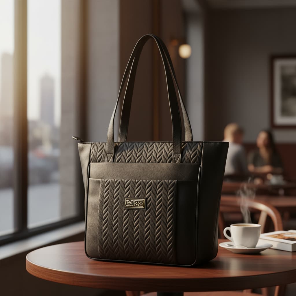 Bolsa Feminina GAZZ Tipo Tote - Grande, Moderna e Reforçada para Trabalho ou Faculdade