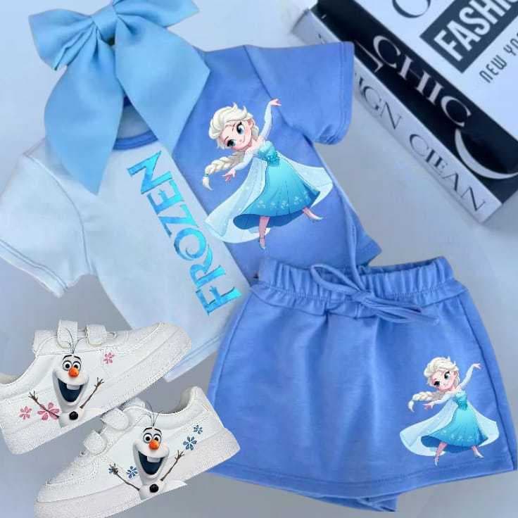 CONJUNTO  INFANTIL/JUVENIL MODA VERÃO