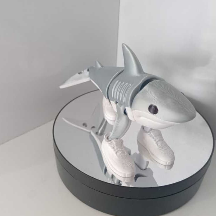 Coleção Completa de Brinquedos 3D – Tubarão, Polvo, Tronco, Dragão Articulado e Esqueleto de Dragão
