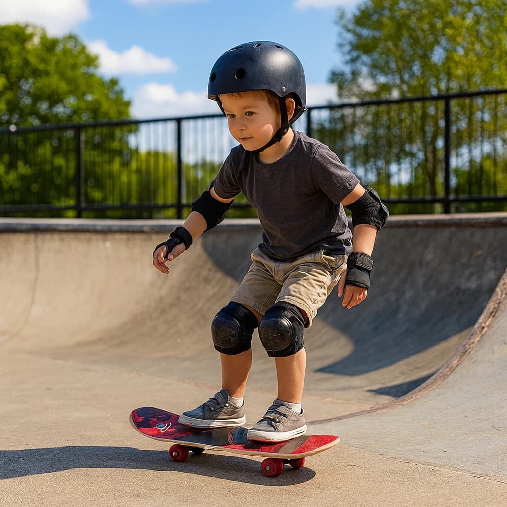 Mini Skate Brinquedo Criança Rampa Treina Esportivo Equipamento Prancha Rodinha Presente Saltar