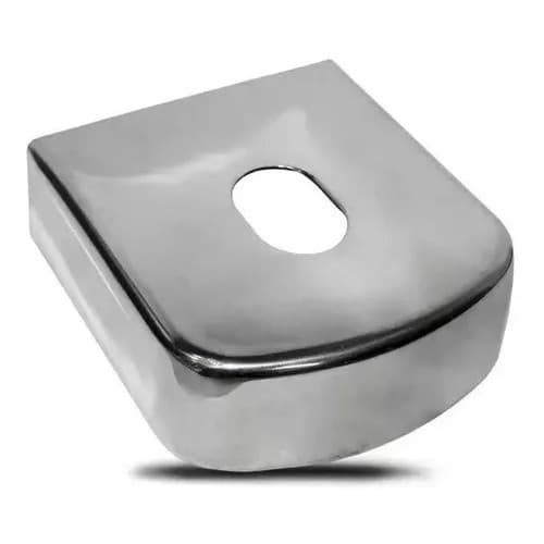 Capa Acabamento Para Engate Inox Capa de Reboque Cromada 90mm ENVIO IMEDIATO.!!