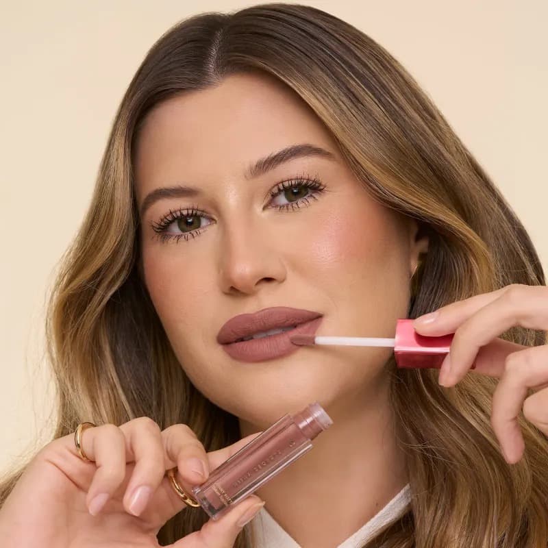 Batom Líquido Rosa Lótus Eudora Niina Secrets Skinny Matte Mate 5ml