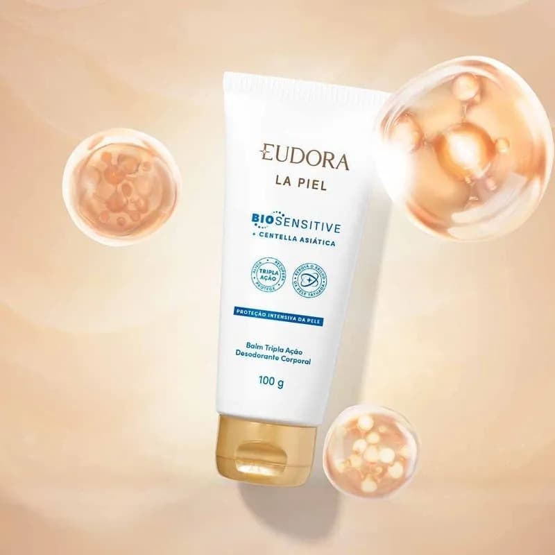 Balm Tripla Ação Desodorante Corporal Eudora La Piel Biosensitive + Centella Asiática 100g