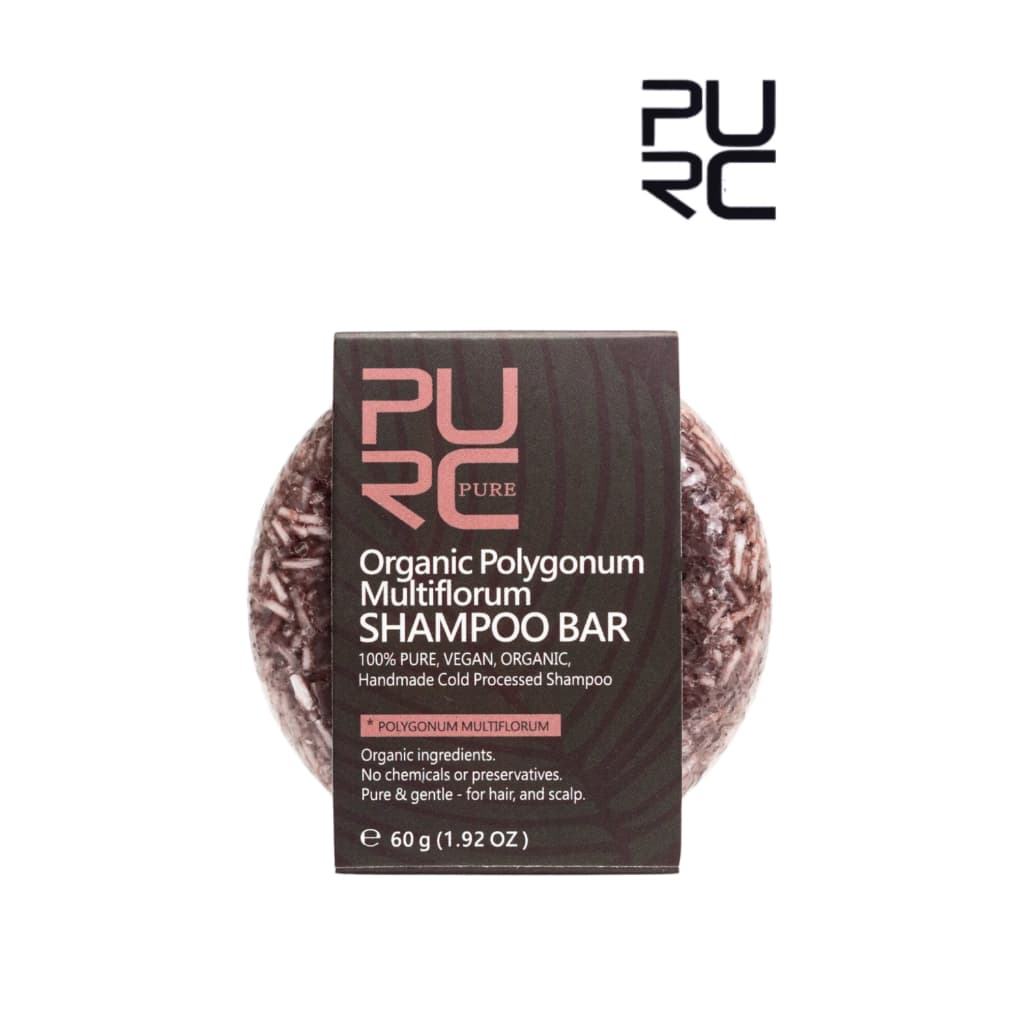 Shampoo Pure Hair PURC OU Polygonum Revitalizador de Cabelo Grisalho Barra  - ORIGINAL LocRoyal