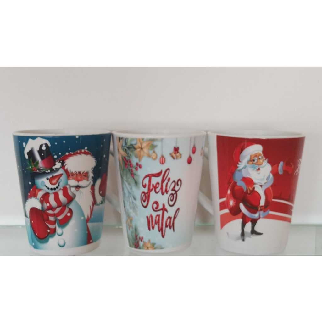 [KIT] 20( VINTE ) CANECAS DECORADAS NATAL 450ml - (PROMOÇÃO)